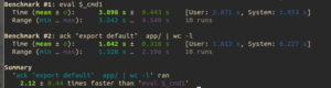 hyperfine и бенчмарки на Linux